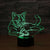 3D LED Light Illusion Cat