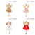 Whimsical Angels Christmas Ornaments