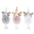 Whimsical Angels Christmas Ornaments